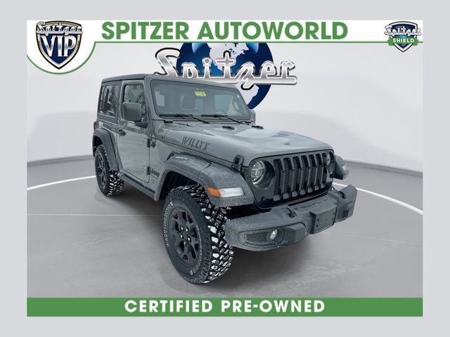 Sting-Gray Clearcoat 2022 Jeep Wrangler Willys 4WD SUV / Crossover Four-Wheel Drive 8-Speed Automatic