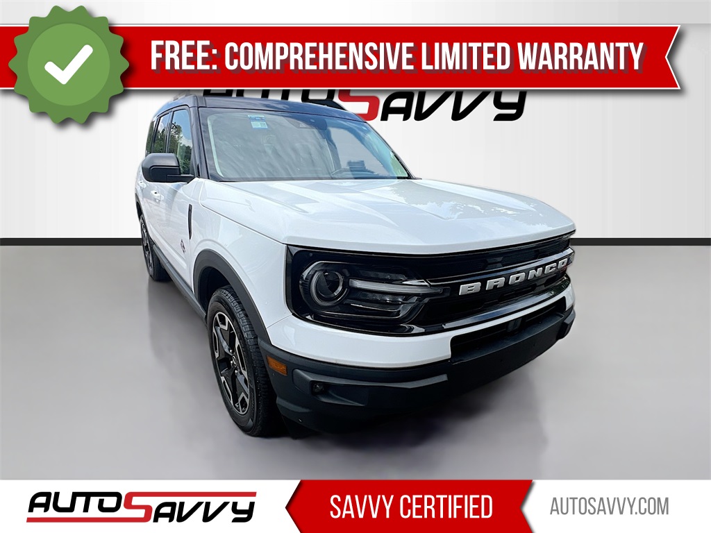 2024 Ford Bronco Sport Outer Banks White at DeMontrond Ford