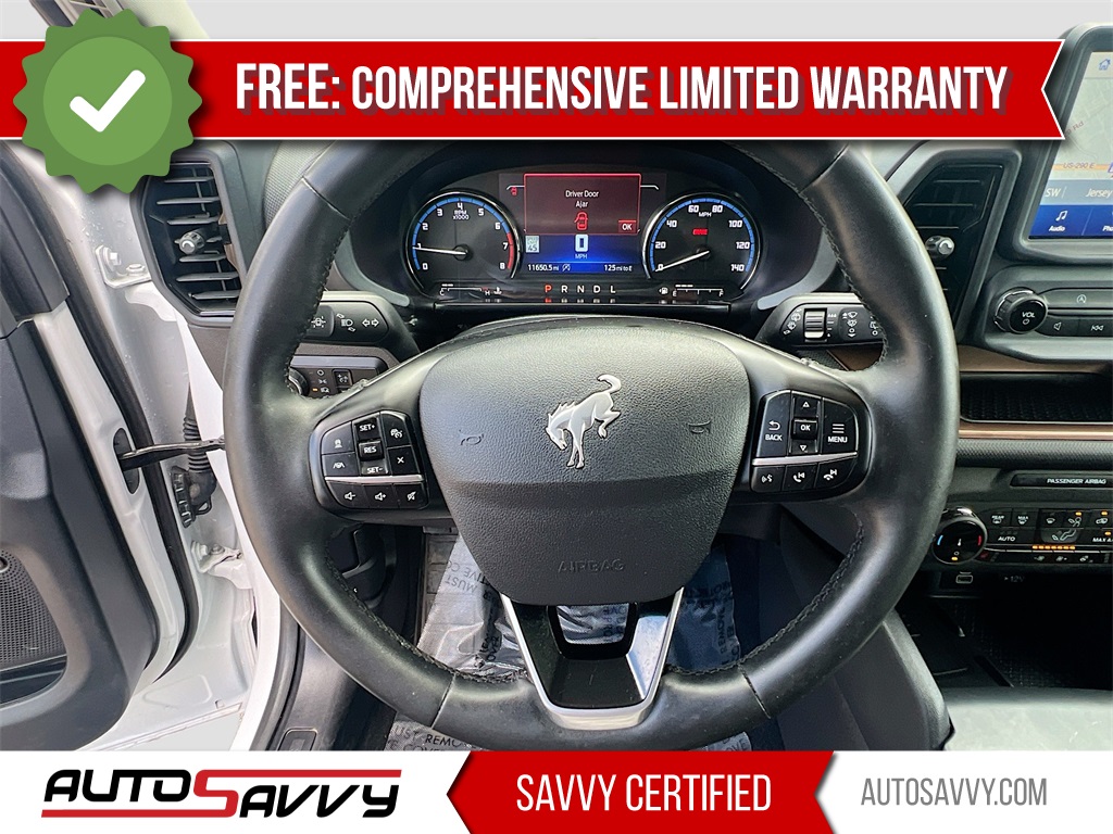 2024 Ford Bronco Sport Outer Banks White at DeMontrond Ford