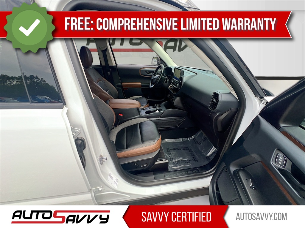 2024 Ford Bronco Sport Outer Banks White at DeMontrond Ford