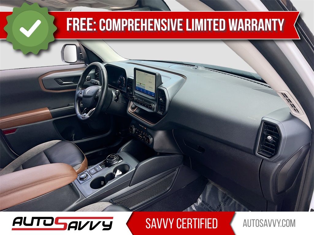 2024 Ford Bronco Sport Outer Banks White at DeMontrond Ford