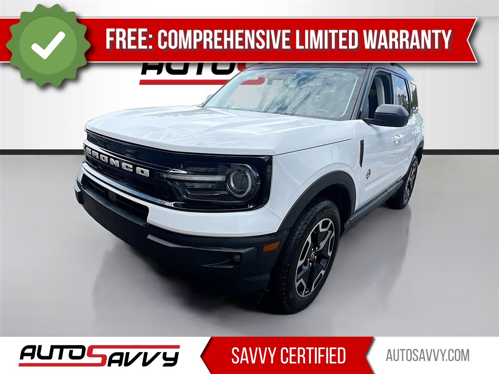 2024 Ford Bronco Sport Outer Banks White at DeMontrond Ford