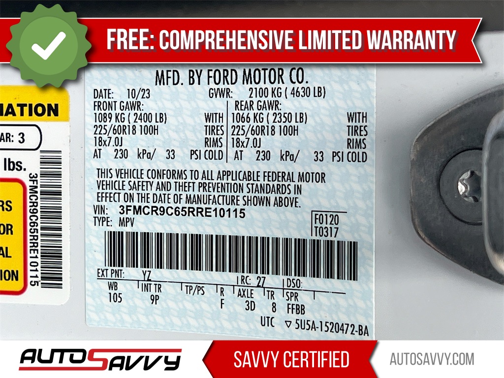 2024 Ford Bronco Sport Outer Banks White at DeMontrond Ford