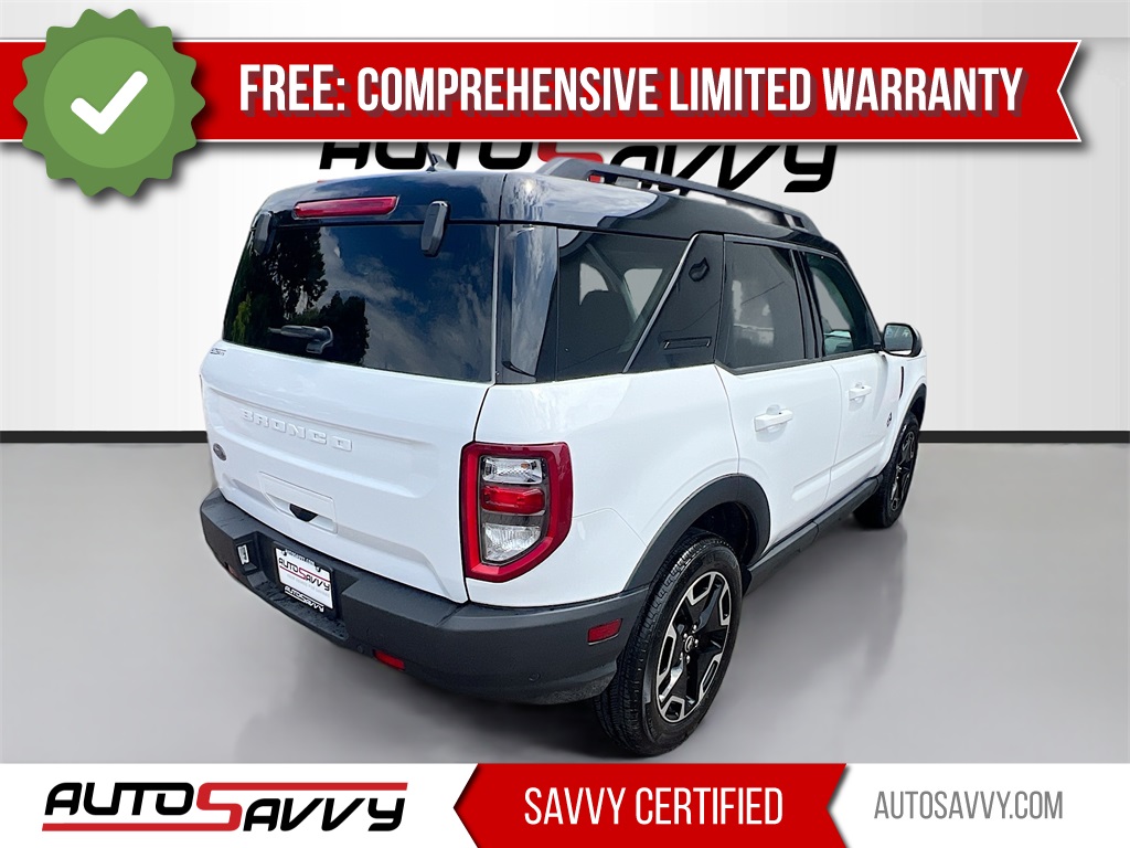 2024 Ford Bronco Sport Outer Banks White at DeMontrond Ford