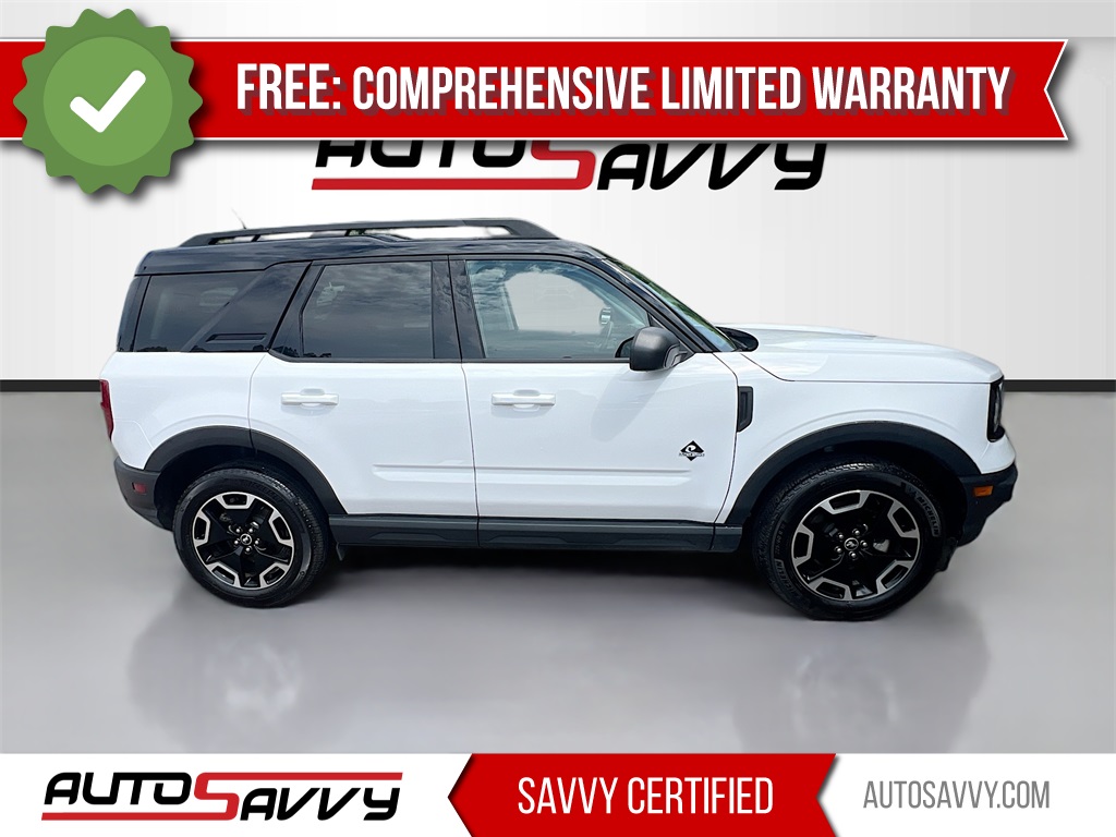 2024 Ford Bronco Sport Outer Banks White at DeMontrond Ford