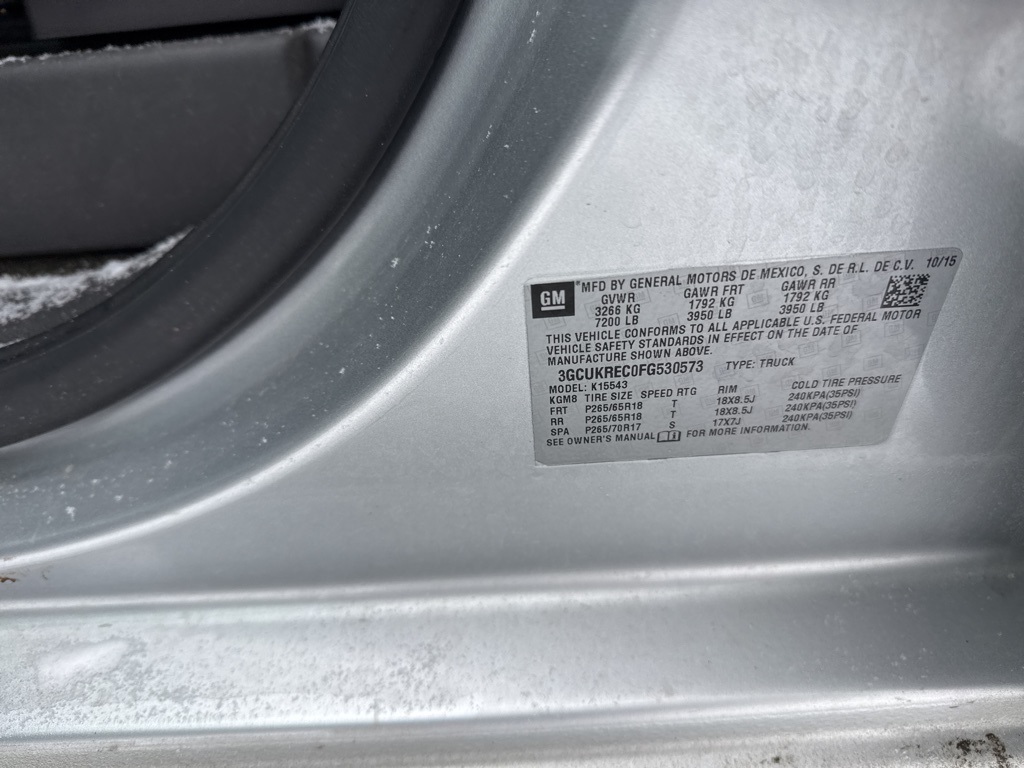 2015 Chevrolet Silverado 1500