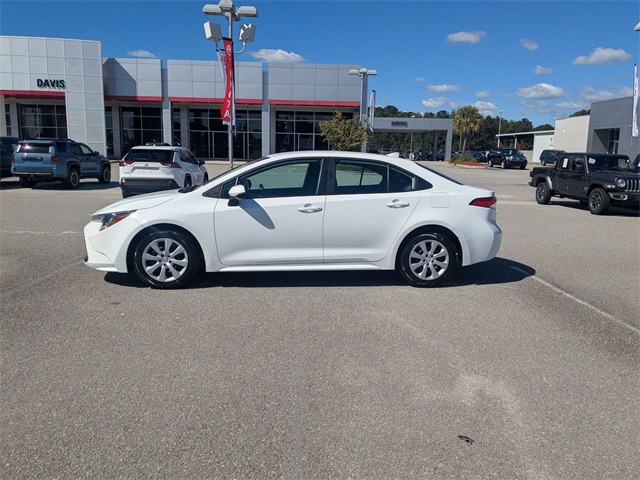 2025 Toyota Corolla LE White at Davis Toyota of Orangeburg