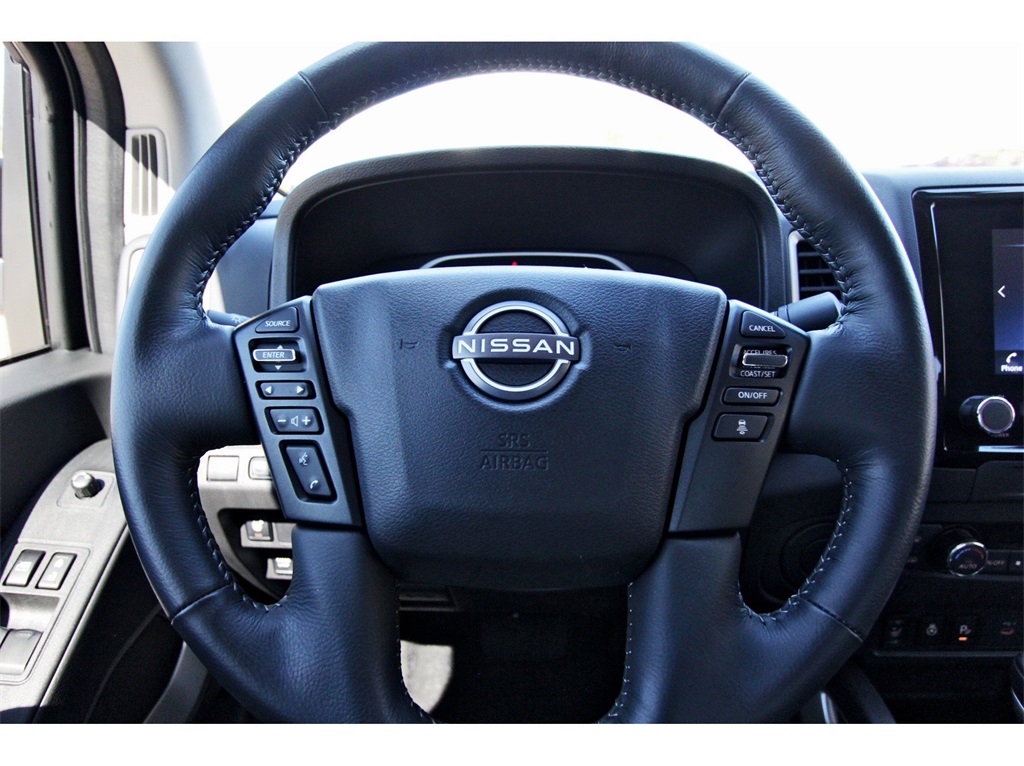 2024 Nissan Frontier SV Red at Central Houston Nissan