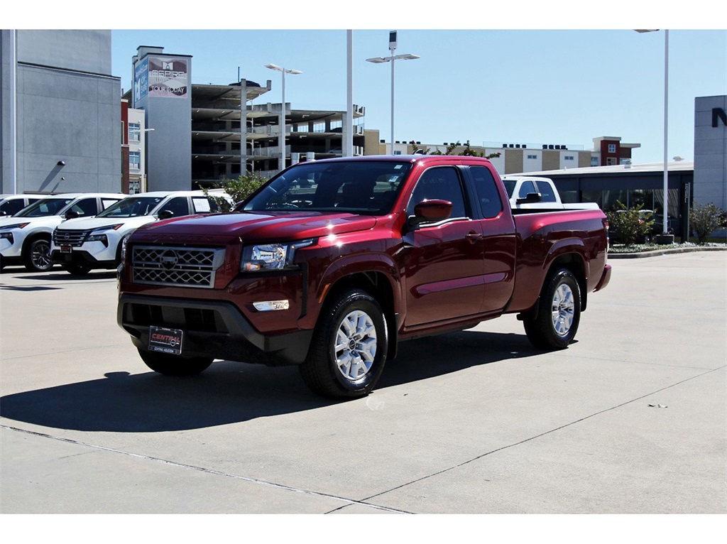2024 Nissan Frontier SV Red at Central Houston Nissan