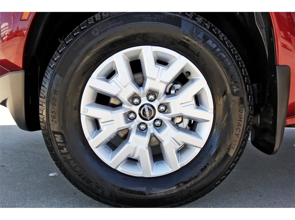 2024 Nissan Frontier SV Red at Central Houston Nissan