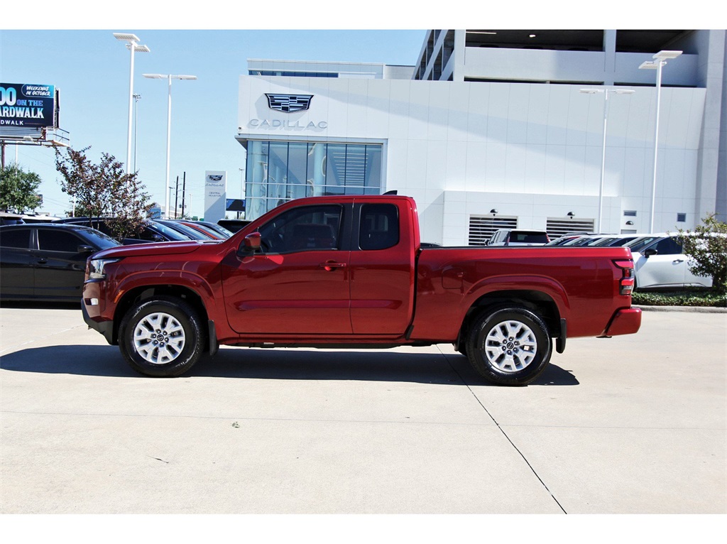 2024 Nissan Frontier SV Red at Central Houston Nissan