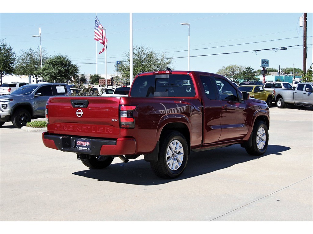 2024 Nissan Frontier SV Red at Central Houston Nissan