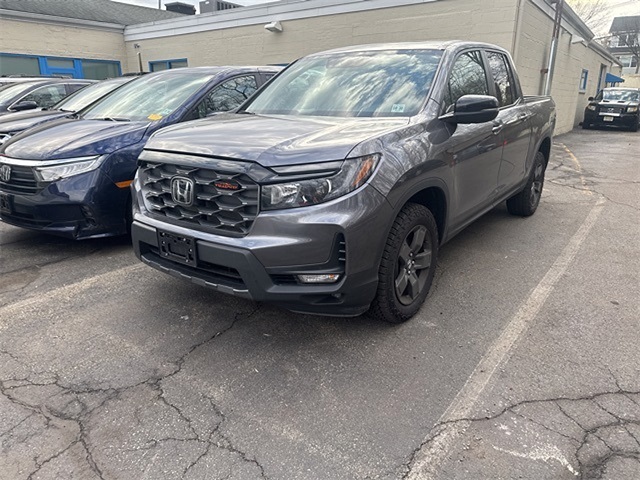 Gray (Modern Steel) 2026 Honda Ridgeline TrailSport AWD Pickup Truck All-Wheel Drive 9-Speed Automatic