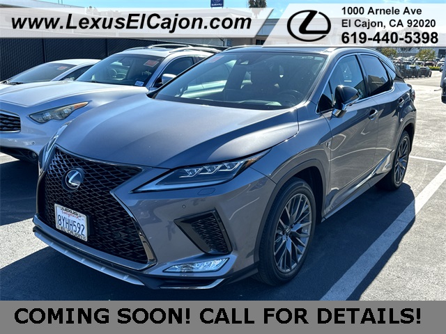 2022 Lexus RX Hybrid 450h F Sport Handling AWD