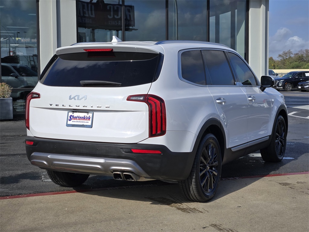 2022 Kia Telluride SX White at Shottenkirk Kia Fort Bend