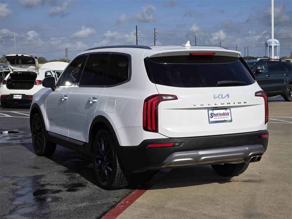 2022 Kia Telluride SX White at Shottenkirk Kia Fort Bend