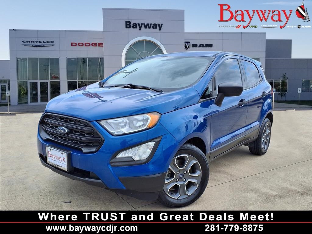 2018 Ford EcoSport S Blue at Wharton Ford