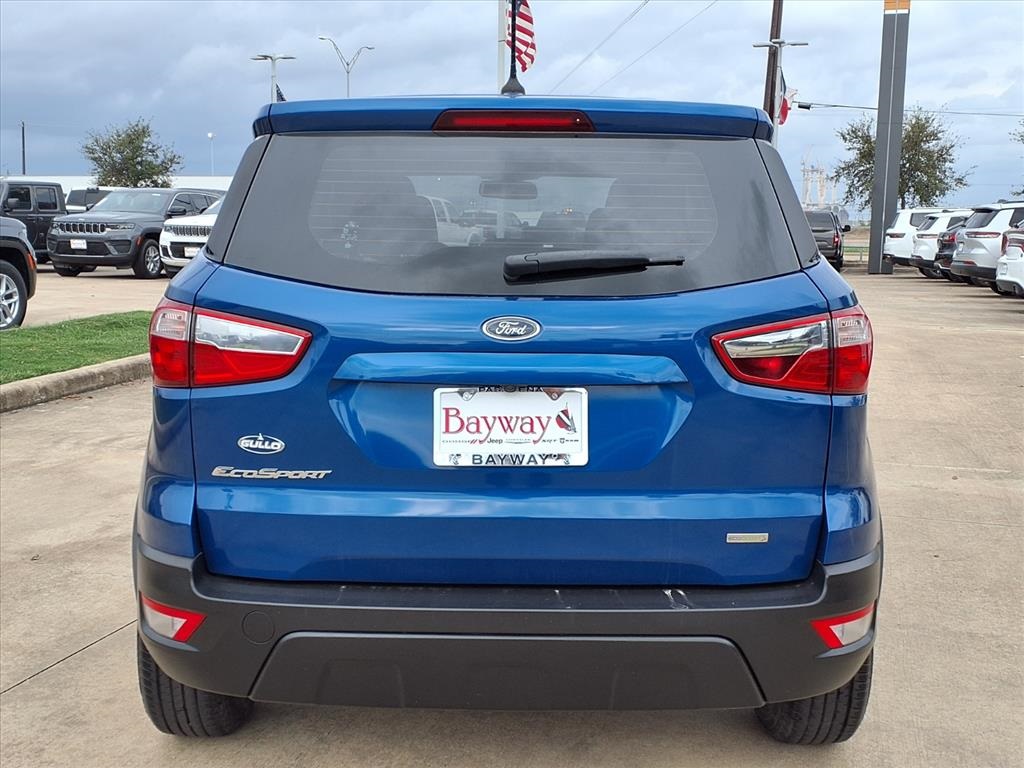 2018 Ford EcoSport S Blue at Wharton Ford