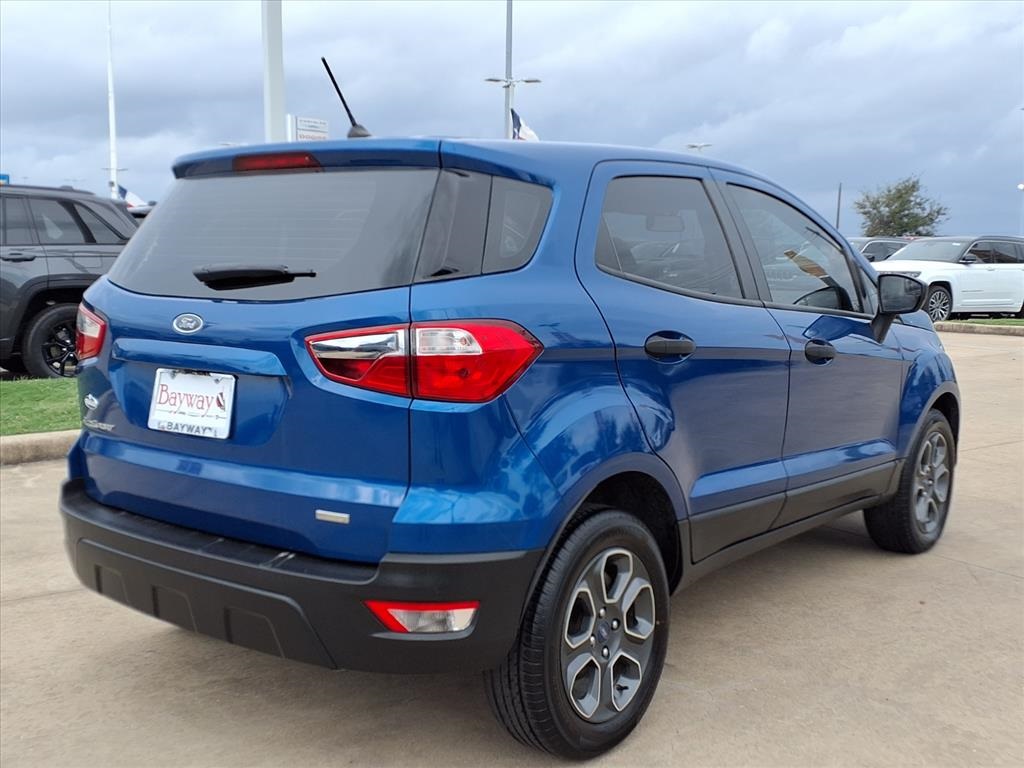 2018 Ford EcoSport S Blue at Wharton Ford
