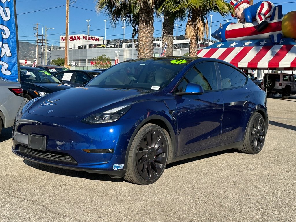 Used 2021 Tesla Model Y Performance with VIN 5YJYGDEF1MF215932 for sale in Kansas City