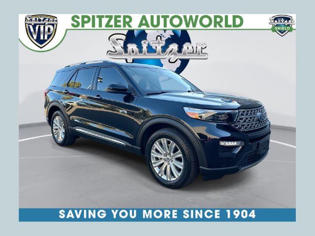 Black Metallic 2021 Ford Explorer Hybrid SUV / Crossover All-Wheel Drive Automatic