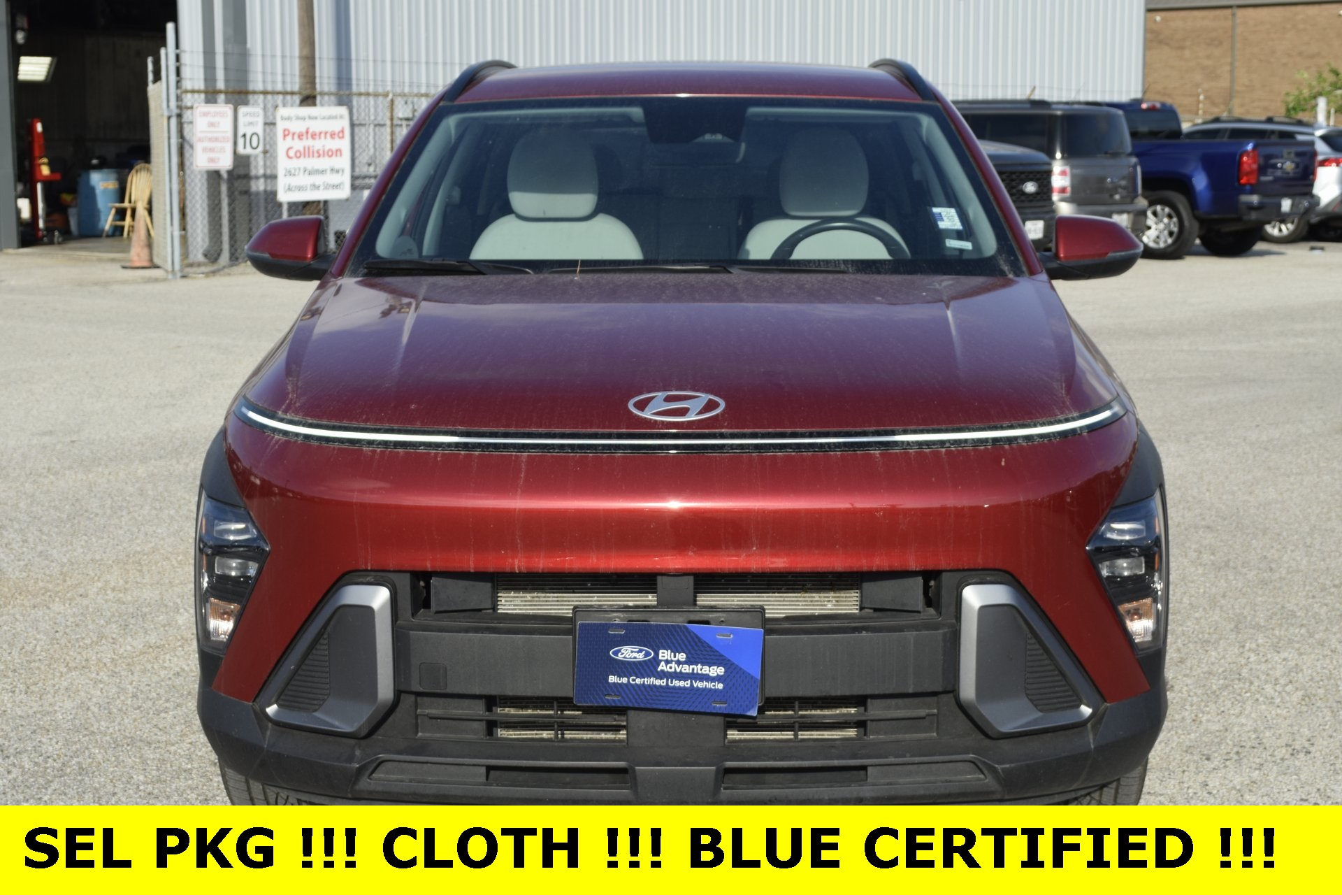 2024 Hyundai Kona SEL Red at AutoSavvy Houston Northwest