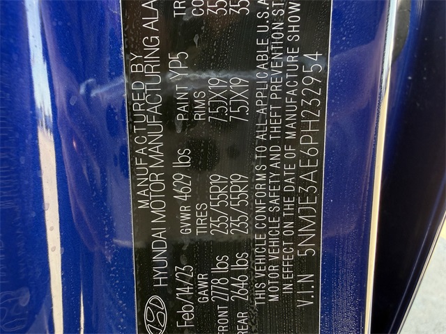 2023 Hyundai Tucson Limited Blue at DeMontrond Gulf Freeway