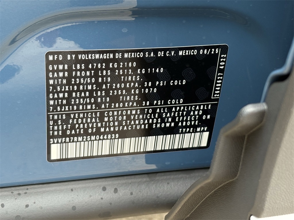 2025 Volkswagen Tiguan 2.0T SE Blue at DeMontrond Automotive Group