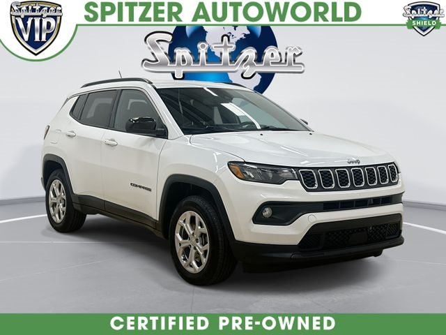 Bright White Clearcoat 2024 Jeep Compass SUV / Crossover Four-Wheel Drive 8-Speed Automatic