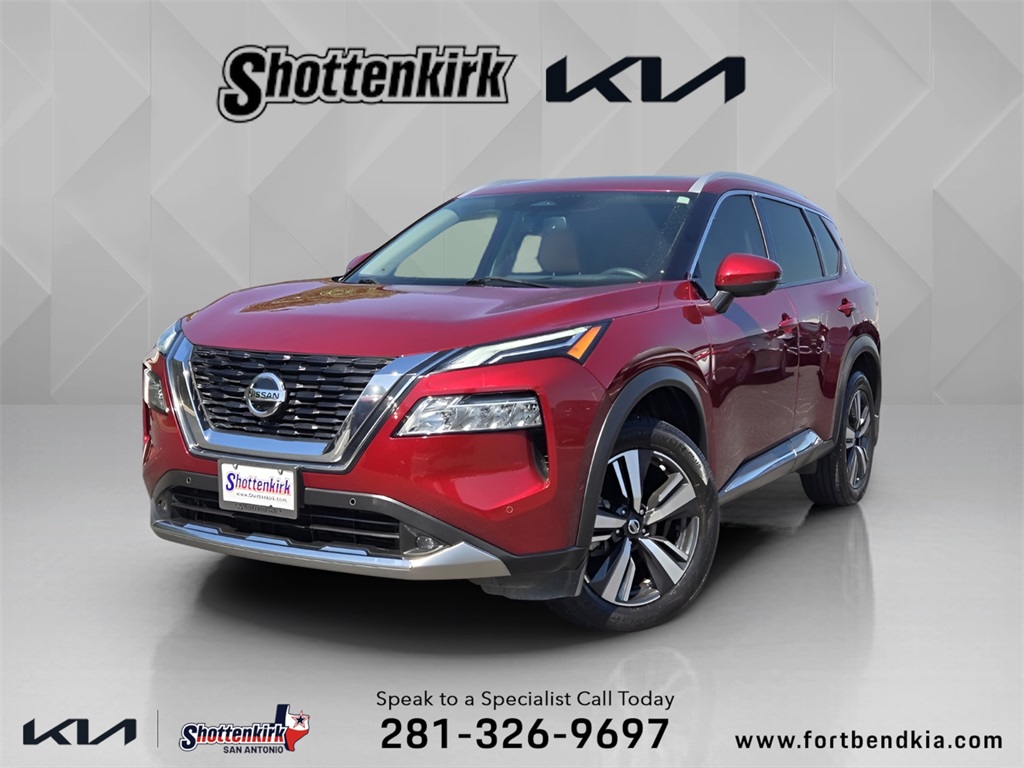 2021 Nissan Rogue Platinum Red at Bayway Cadillac Southwest