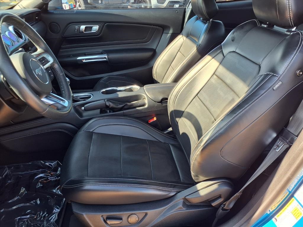 2020 Ford Mustang EcoBoost Premium Blue at Bravo Nissan