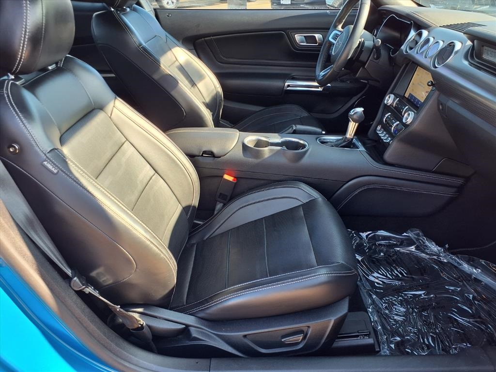 2020 Ford Mustang EcoBoost Premium Blue at Bravo Nissan