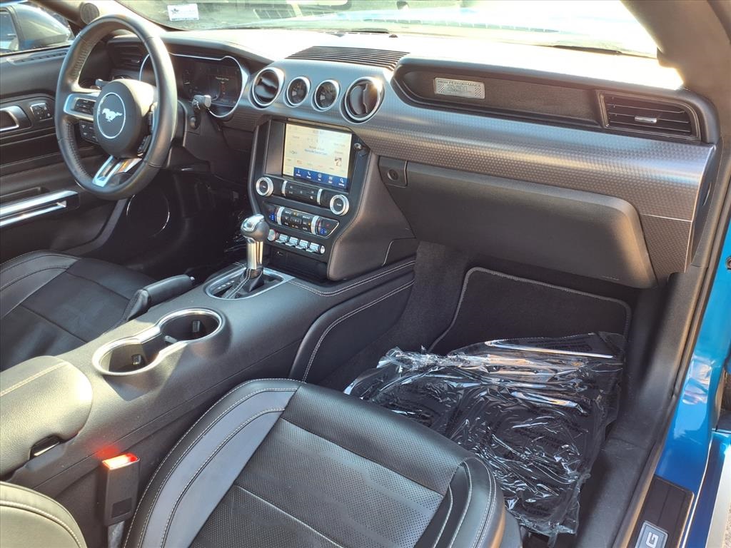 2020 Ford Mustang EcoBoost Premium Blue at Bravo Nissan