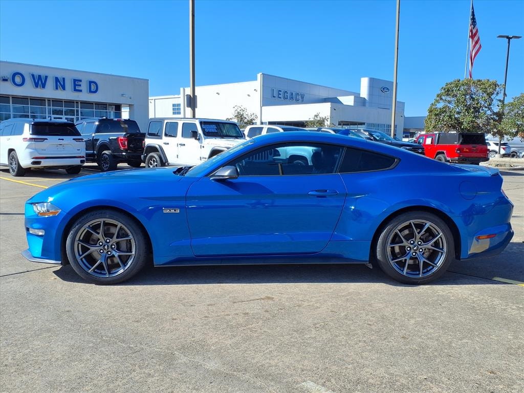2020 Ford Mustang EcoBoost Premium Blue at Bravo Nissan