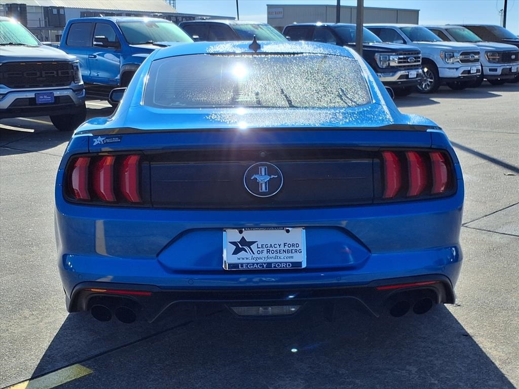 2020 Ford Mustang EcoBoost Premium Blue at Bravo Nissan
