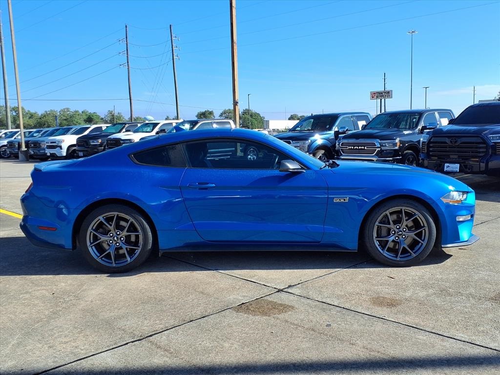 2020 Ford Mustang EcoBoost Premium Blue at Bravo Nissan