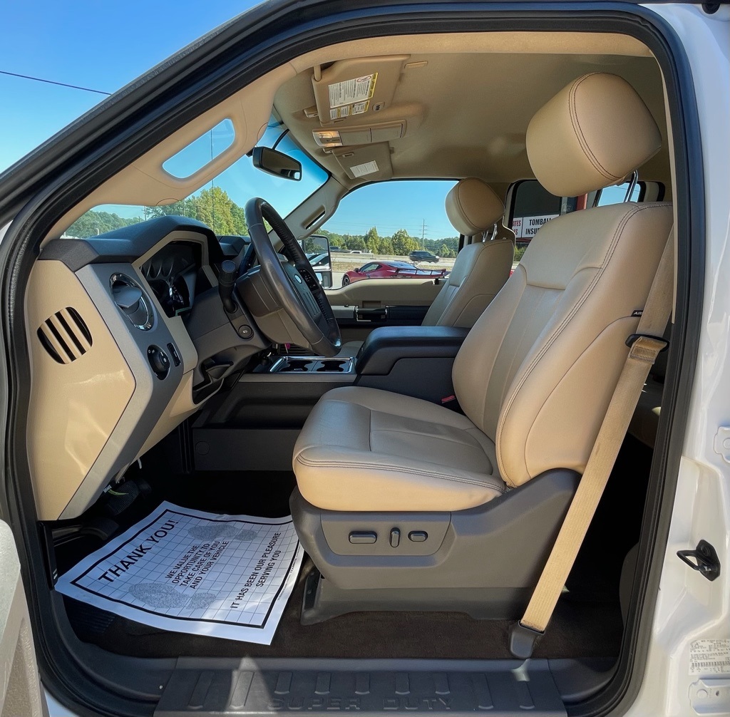 2016 Ford F-250SD Lariat White at Wharton Ford