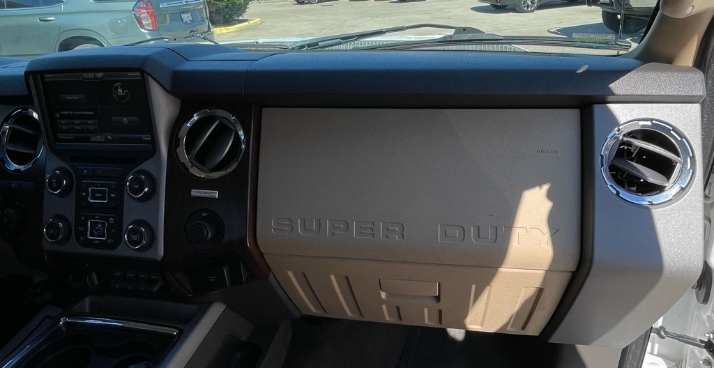 2016 Ford F-250SD Lariat White at Wharton Ford