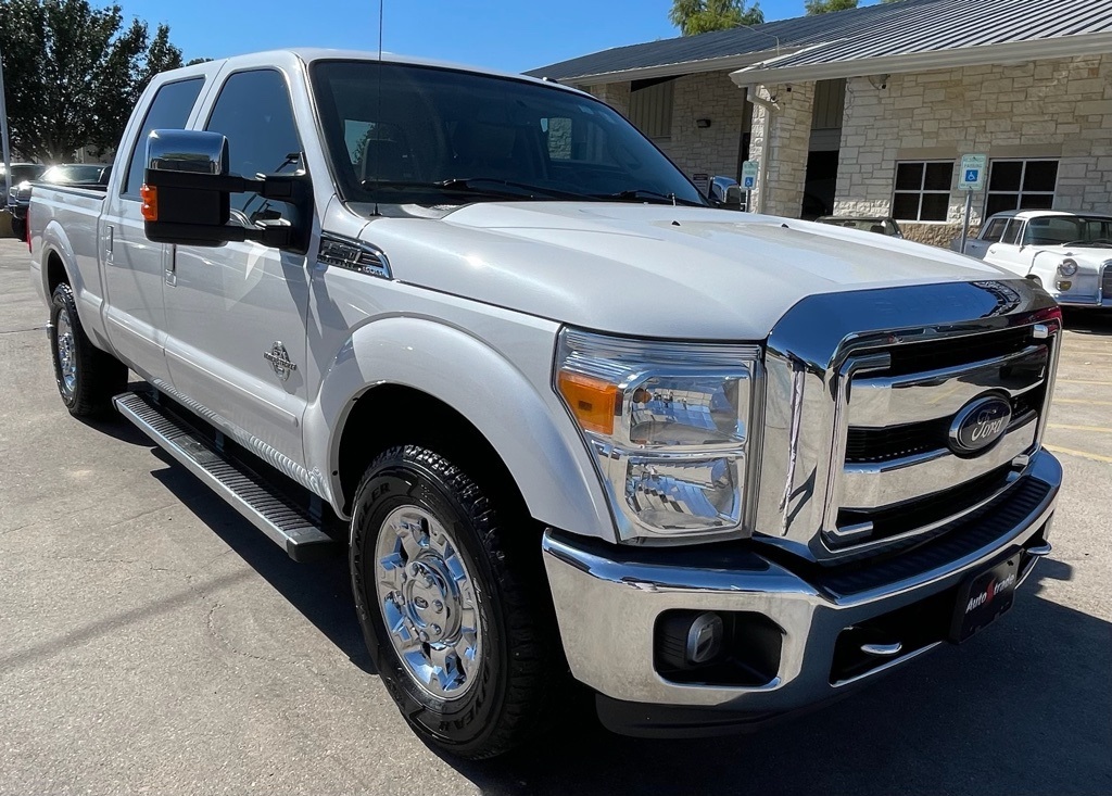 2016 Ford F-250SD Lariat White at Wharton Ford