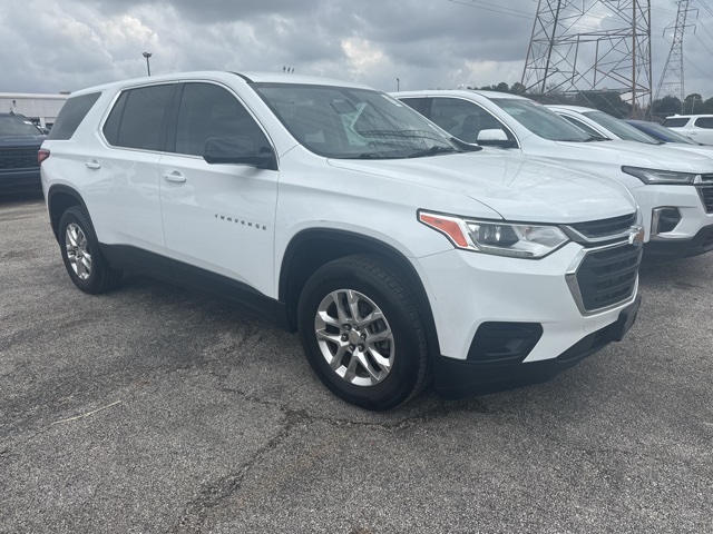 2020 Chevrolet Traverse LS White at Bayway Cadillac of The Woodlands
