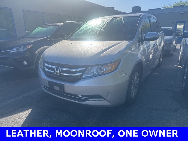 Silver 2014 Honda Odyssey EX-L FWD Minivan Front-Wheel Drive 6-Speed Automatic