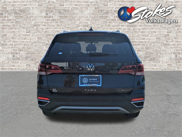 2024 Volkswagen Taos 1.5T SE Black at Stokes Volkswagen