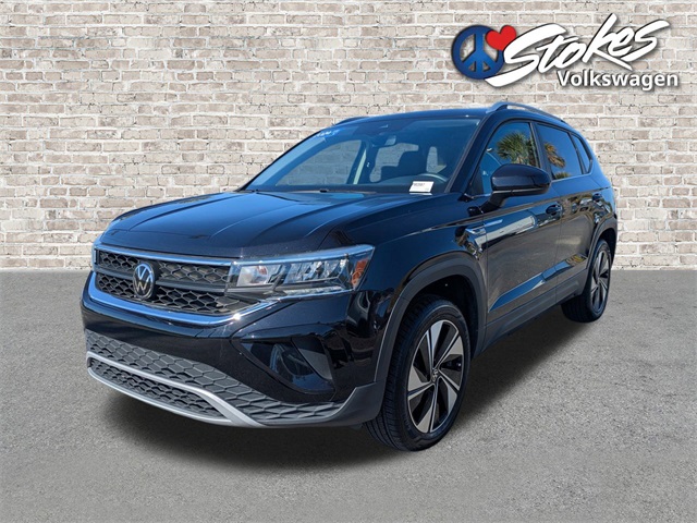 2024 Volkswagen Taos 1.5T SE Black at Stokes Volkswagen