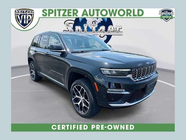Diamond Black Crystal Pearlcoat 2022 Jeep Grand Cherokee SUV / Crossover Four-Wheel Drive 8-Speed Automatic