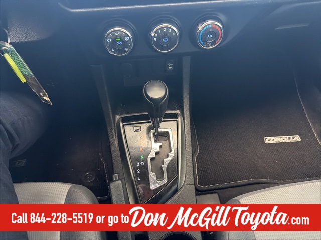 2016 Toyota Corolla L White at Durrett Motor Company