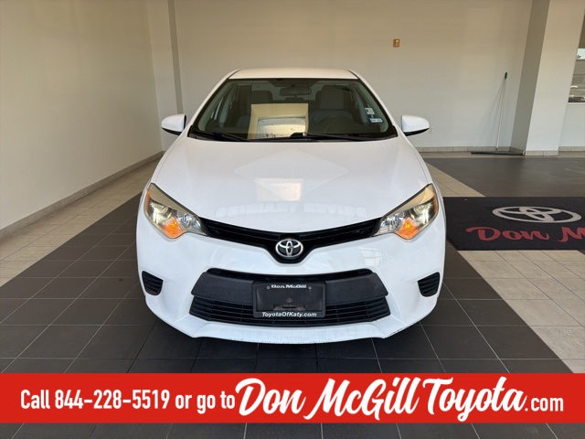 2016 Toyota Corolla L White at Durrett Motor Company