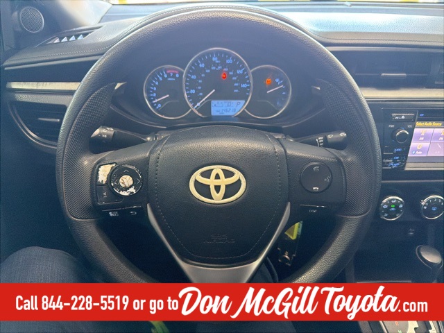 2016 Toyota Corolla L White at Durrett Motor Company