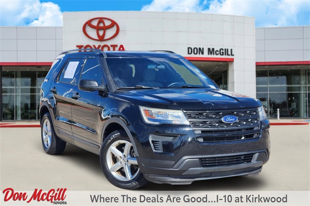 2018 Ford Explorer Base Black at Texan Dodge Chrysler Jeep Ram