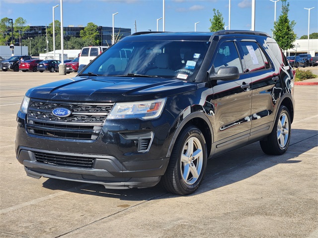 2018 Ford Explorer Base Black at Texan Dodge Chrysler Jeep Ram