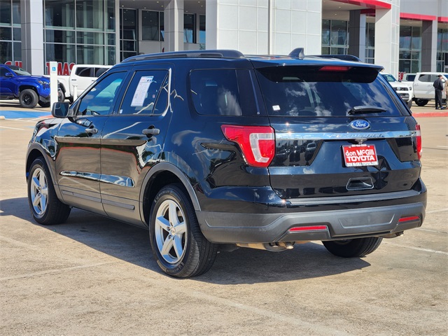 2018 Ford Explorer Base Black at Texan Dodge Chrysler Jeep Ram